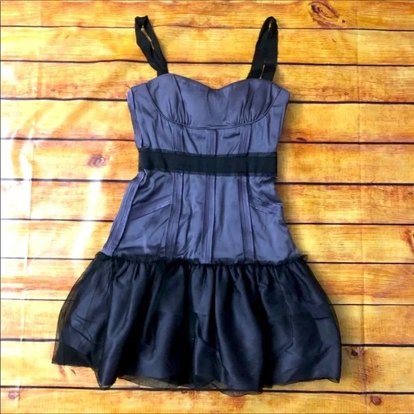 casual fitted summer dresses Shirring Ruffle Gown – BCBGMAXAZRIA